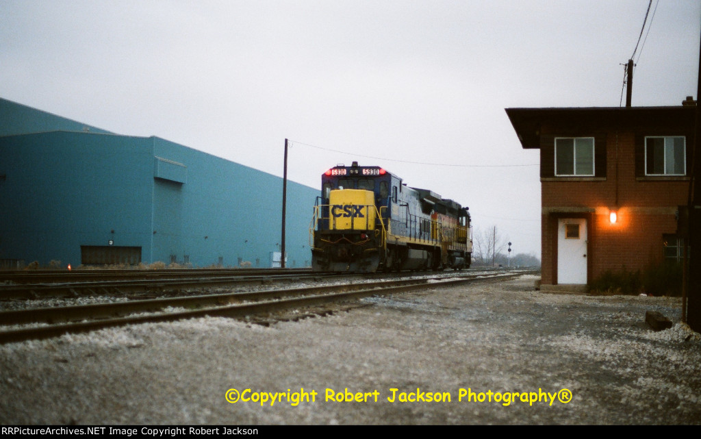 Sequence shot #1 CSX Ex NYSW B40-8 IN 1992